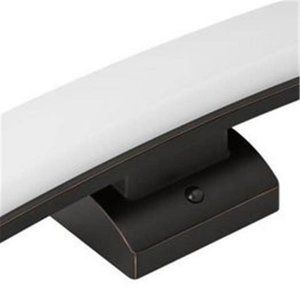 Hampton Bay Collier Heights Black Curved Selectable, Bathroom Vanity Light Mount